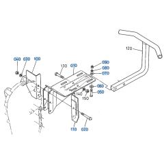 Front Frame Assembly for Kubota AT70S Tiller