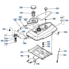 Fuel Tank Assembly for Kubota AT70S Tiller