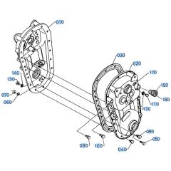 Transmission Case Assembly for Kubota AT70S Tiller