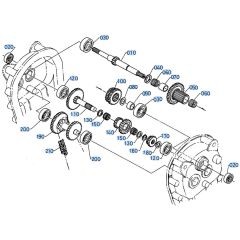 Gear Assembly for Kubota AT70S Tiller
