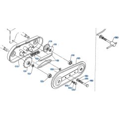 Chain Case Assembly for Kubota AT70S Tiller