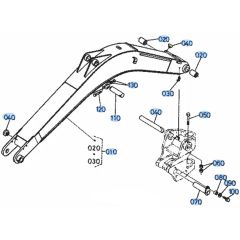 Boom Assembly for Kubota KH101 Mini Excavator