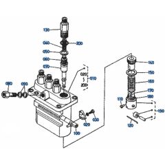 Injection Pump Assembly for Kubota KH101 Mini Excavator