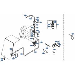 Fuel Filter Assembly for Kubota KH101 Mini Excavator
