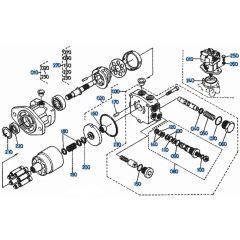 Swivel Motor Assembly for Kubota KH101 Mini Excavator
