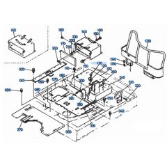 Floor Plate Assembly for Kubota KH101 Mini Excavator
