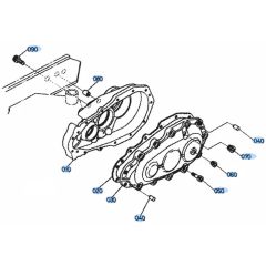 Drive Gear Case Assembly for Kubota KH101 Mini Excavator