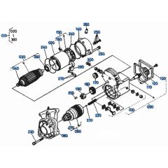Starter Assembly for Kubota KH101 Mini Excavator