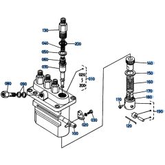 Injection Pump Assembly for Kubota KH151 Mini Excavator