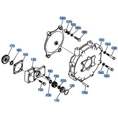 Pump Housing Assembly for Kubota KH151 Mini Excavator