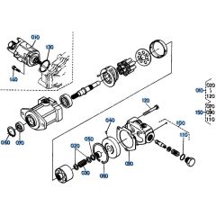 Drive Motor Assembly for Kubota KH151 Mini Excavator
