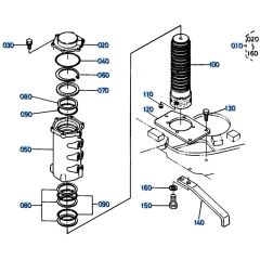 Rotary Joint Assembly for Kubota KH151 Mini Excavator