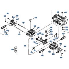Control Valve Assembly for Kubota KH151 Mini Excavator