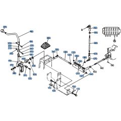 Control Lever (L/H) Assembly for Kubota KH151 Mini Excavator