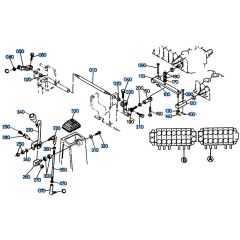 Control Lever (R/H) Assembly for Kubota KH151 Mini Excavator