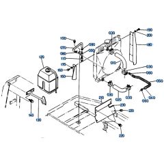 Water Pipe Assembly for Kubota KH151 Mini Excavator