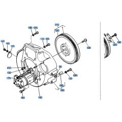 Flywheel Assembly for Kubota KH191 Mini Excavator