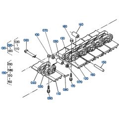 Crawler Assembly for Kubota KH191 Mini Excavator