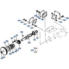 Injection Pump Camshaft Assembly for Kubota KH61 Mini Excavator