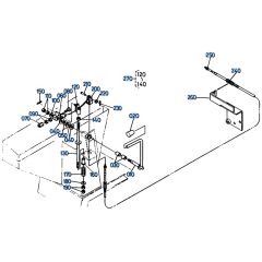 Accelerator Lever Assembly for Kubota KH61 Mini Excavator
