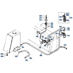 Fuel Filter Assembly for Kubota KH61 Mini Excavator