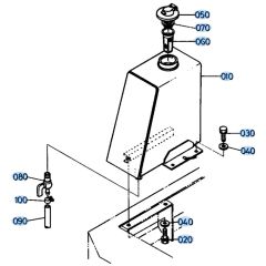 Fuel Tank Assembly for Kubota KH61 Mini Excavator