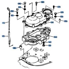 Swivel Gear Case Assembly for Kubota KH61 Mini Excavator