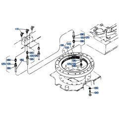 Swing Bearing Assembly for Kubota KH61 Mini Excavator