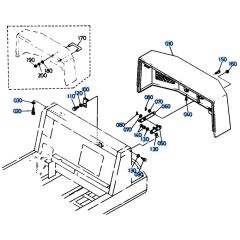 Bonnet Assembly for Kubota KH61 Mini Excavator