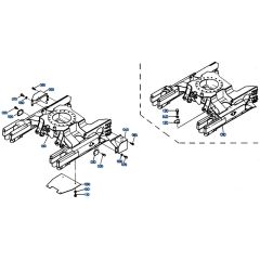 Track Frame Assembly for Kubota KH61 Mini Excavator
