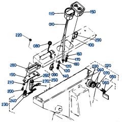 Instrument Panel Assembly for Kubota KH61 Mini Excavator