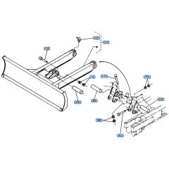 Dozer Assembly for Kubota KH66 Mini Excavator