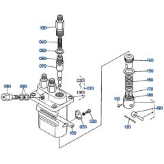 Injection Pump Assembly for Kubota KH66 Mini Excavator