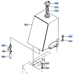 Fuel Tank Assembly for Kubota KH66 Mini Excavator