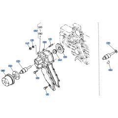 Water Pump Assembly for Kubota KH66 Mini Excavator