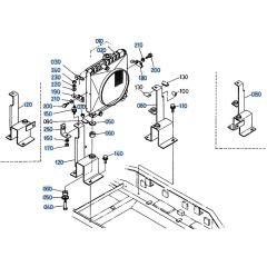Radiator Assembly for Kubota KH66 Mini Excavator