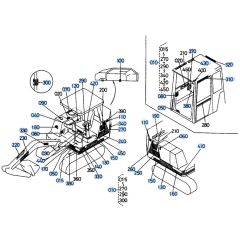 Decals for Kubota KH66 Mini Excavator
