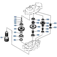 Swivel Gear Assembly for Kubota KH66 Mini Excavator
