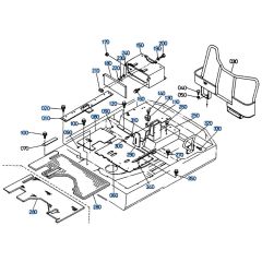 Floor Plate Assembly for Kubota KH66 Mini Excavator