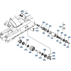 Track Roller Assembly for Kubota KH66 Mini Excavator