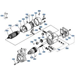 Starter Assembly for Kubota KH66 Mini Excavator