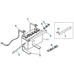 Battery Assembly for Kubota KH90 Mini Excavator
