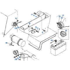 Electrical Assembly for Kubota KH90 Mini Excavator