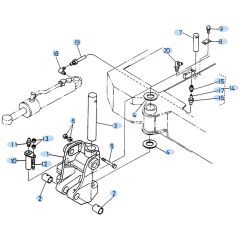 Swing Bracket Assembly for Kubota KH90 Mini Excavator
