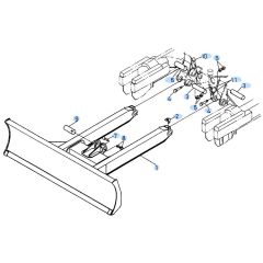 Dozer Assembly for Kubota KH90 Mini Excavator