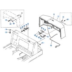 Bonnet Assembly for Kubota KH90 Mini Excavator