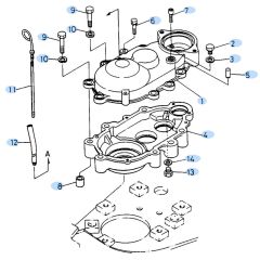 Swing Gear Case Assembly for Kubota KH90 Mini Excavator