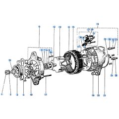 Dynamo Assembly for Kubota KH90 Mini Excavator