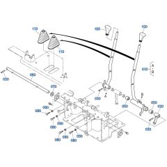 Control Lever Assembly for Kubota KX030-4 Mini Excavator