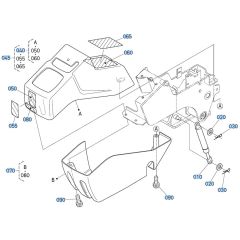 Armrest (L/H) Assembly for Kubota KX030-4 Mini Excavator